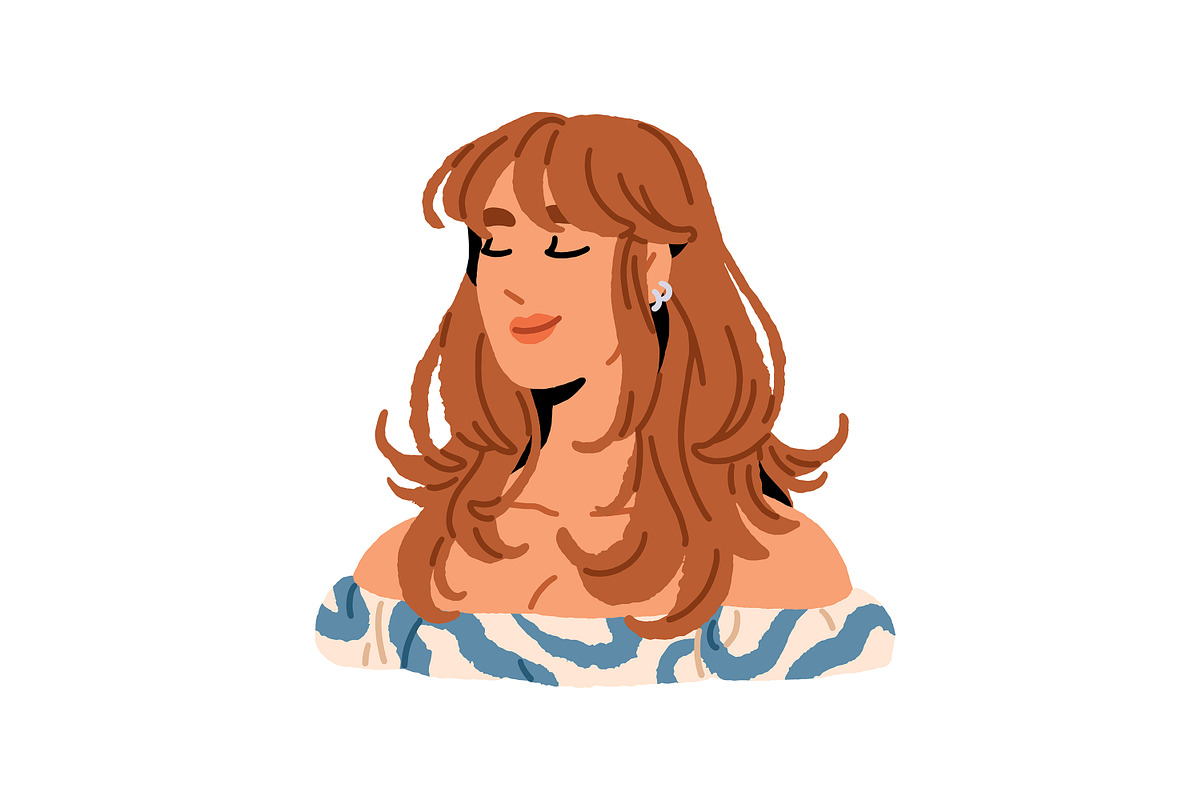 Diverse young women avatars set, a Person Illustration by PaperTrident (Photo 14 of 15)