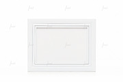White 5x7 frame isolated mockup, a Print Template by JustLikeMyDesktop (Thumbnail 3 of 3)