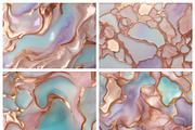 Blush Pink Fluid Marble Textures, a Texture Graphic by by creative paper (Thumbnail 4 of 5)
