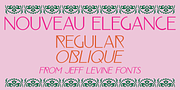 Nouveau Elegance JNL, a Font by Jeff Levine Fonts (Thumbnail 1 of 5)