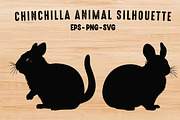 Chinchilla Animal Silhouettes Vector, an Animal Illustration by Gfx Expert Team (Thumbnail 1 of 3)