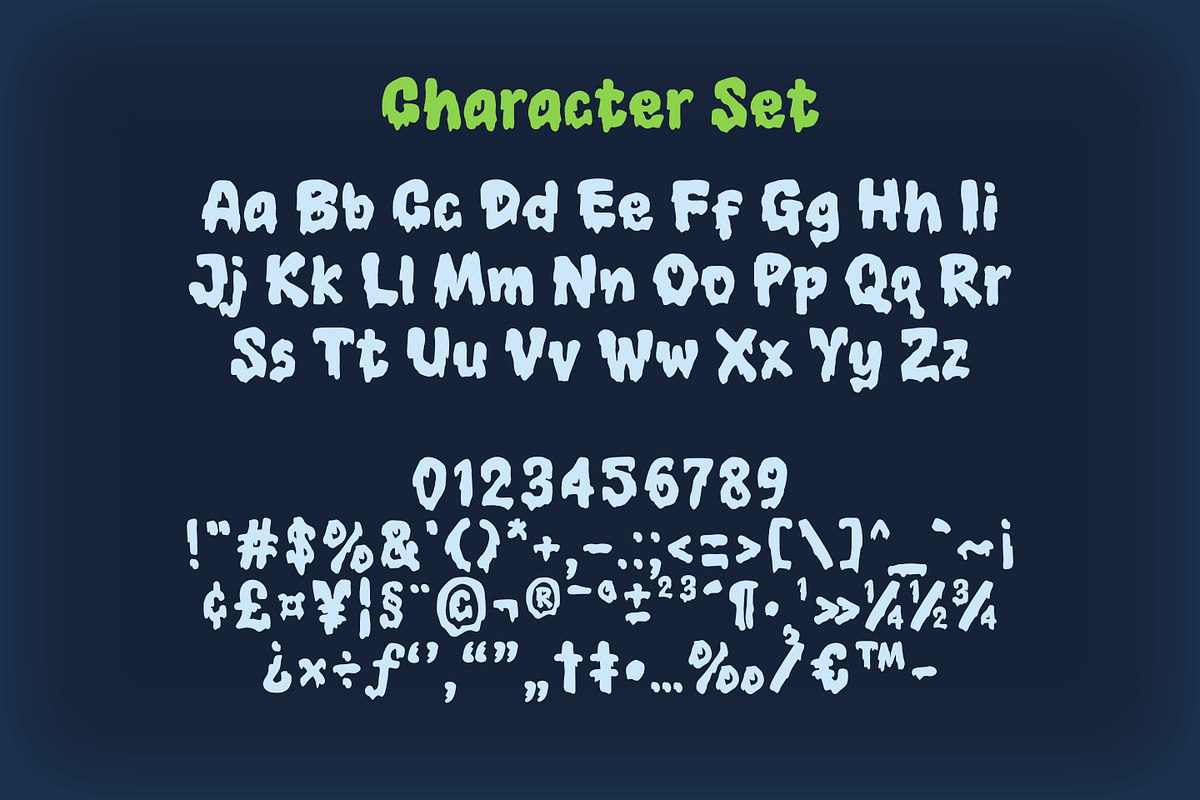 Zombice – Creepy Horror Font, a Font by TypeTasty Font (Photo 2 of 10)