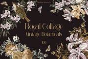 Royal Collage Vintage Botanicals, an Object Graphic by Catch the Dream Art (Thumbnail 1 of 10)