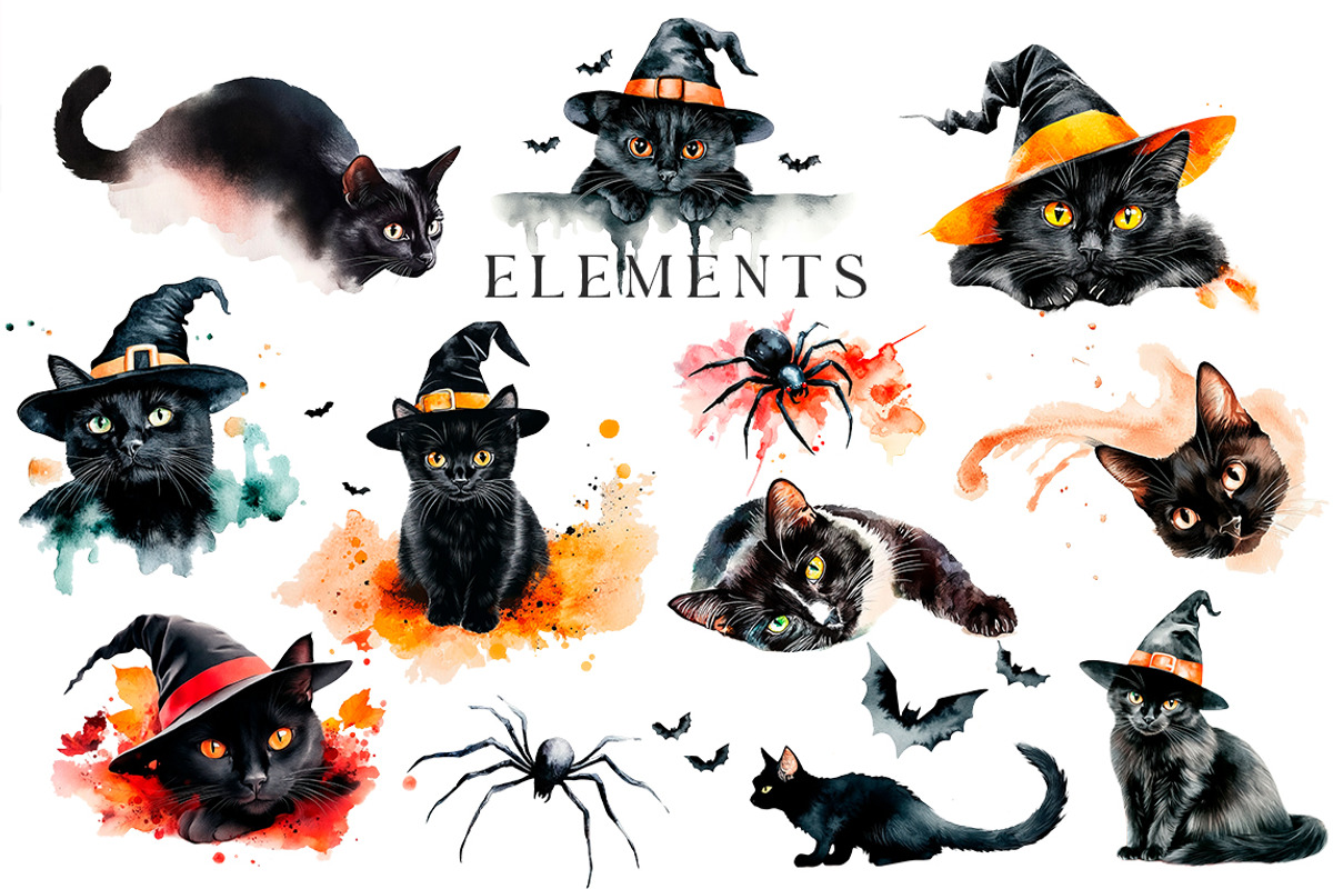 Halloween Illustrations clipart, an Object Graphic by Evgeniia (Photo 7 of 15)