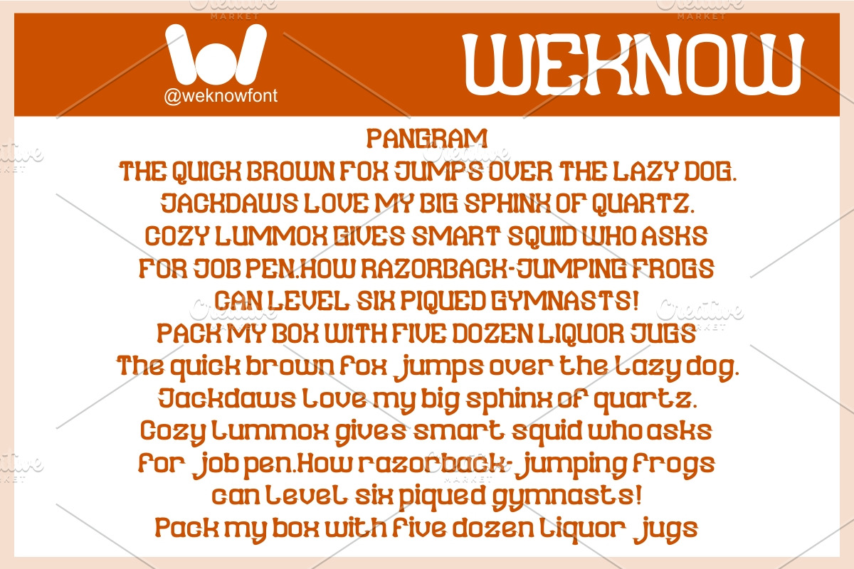 Funky Groove font, a Sans Serif Font by weknow (Photo 6 of 8)