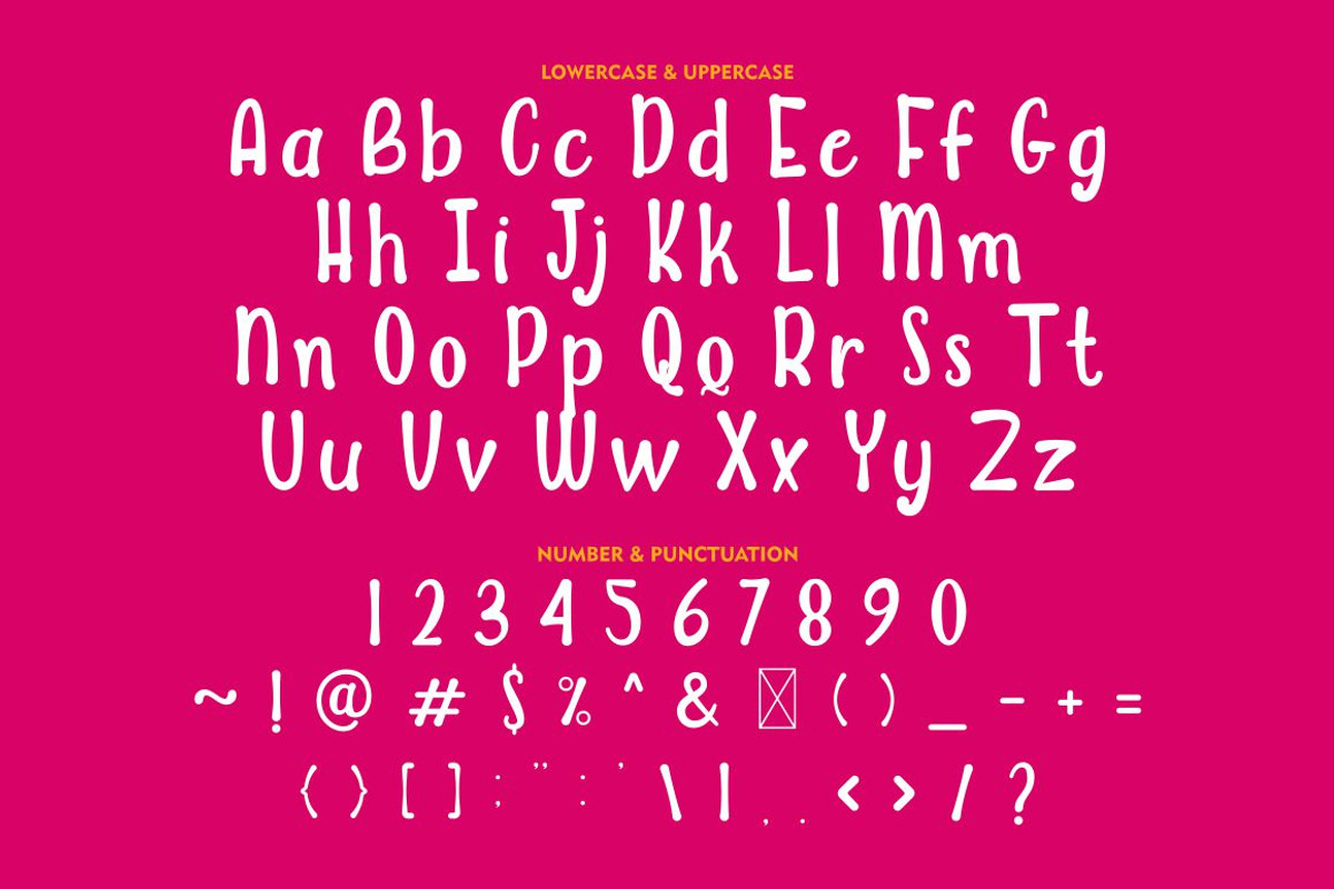 Cute Snow - Quirky Winter Font, a Font by PutraCetol Studio (Photo 10 of 18)