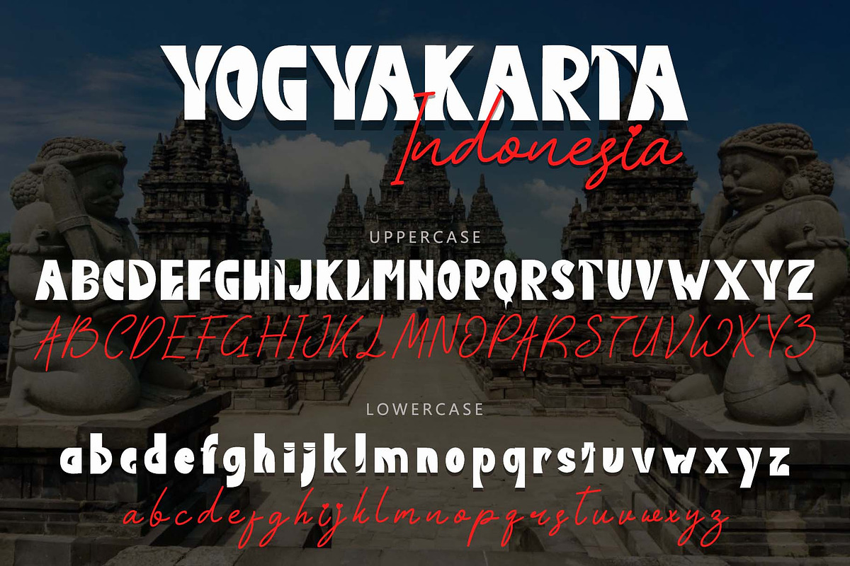 Yogyakarta Indonesia, a Blackletter Font by Yoga Letter (Photo 8 of 8)