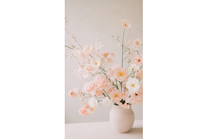 Delicate arrangement of peach and, a Nature Photo by Lermont51