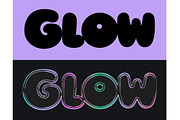 Modern Iridescent Chrome Text Effect, a Layer Style Add-On by studiogstock (Thumbnail 2 of 2)