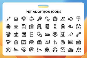 Pet Adoption Icons, an Icon by Wencory