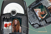 Y2K retro phone mockup, an Android Mockup by MixedArt (Thumbnail 4 of 5)