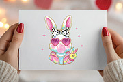 Glitter Easter Bunny Coquette Png, an Illustration by DreamPrint404 (Thumbnail 6 of 6)