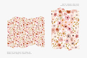 watercolor floral seamless pattern, a Pattern Graphic by Pink Studio Art (Thumbnail 4 of 5)