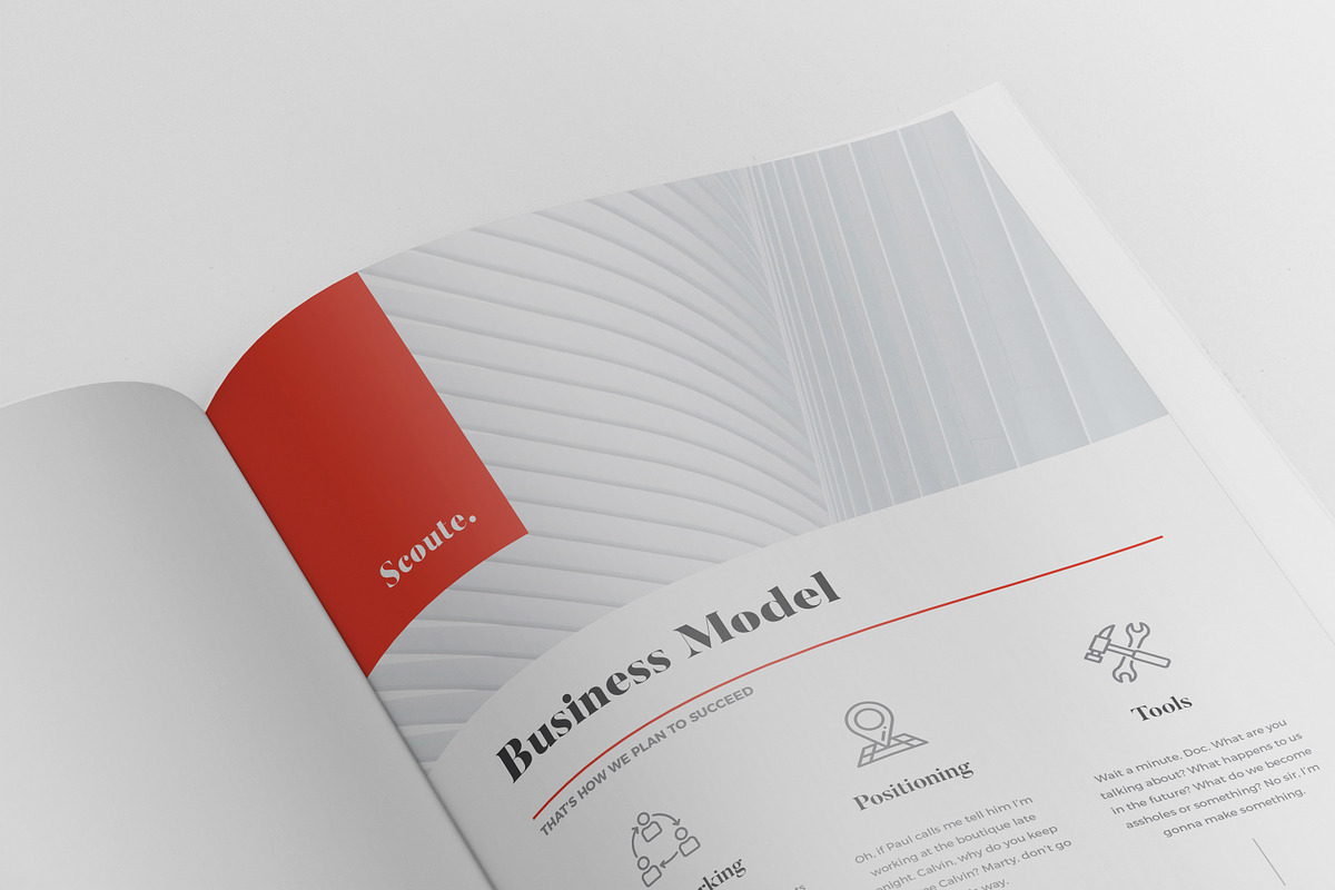 Pitch Deck Proposal Template, a Brochure Template by Andre28 (Photo 9 of 12)
