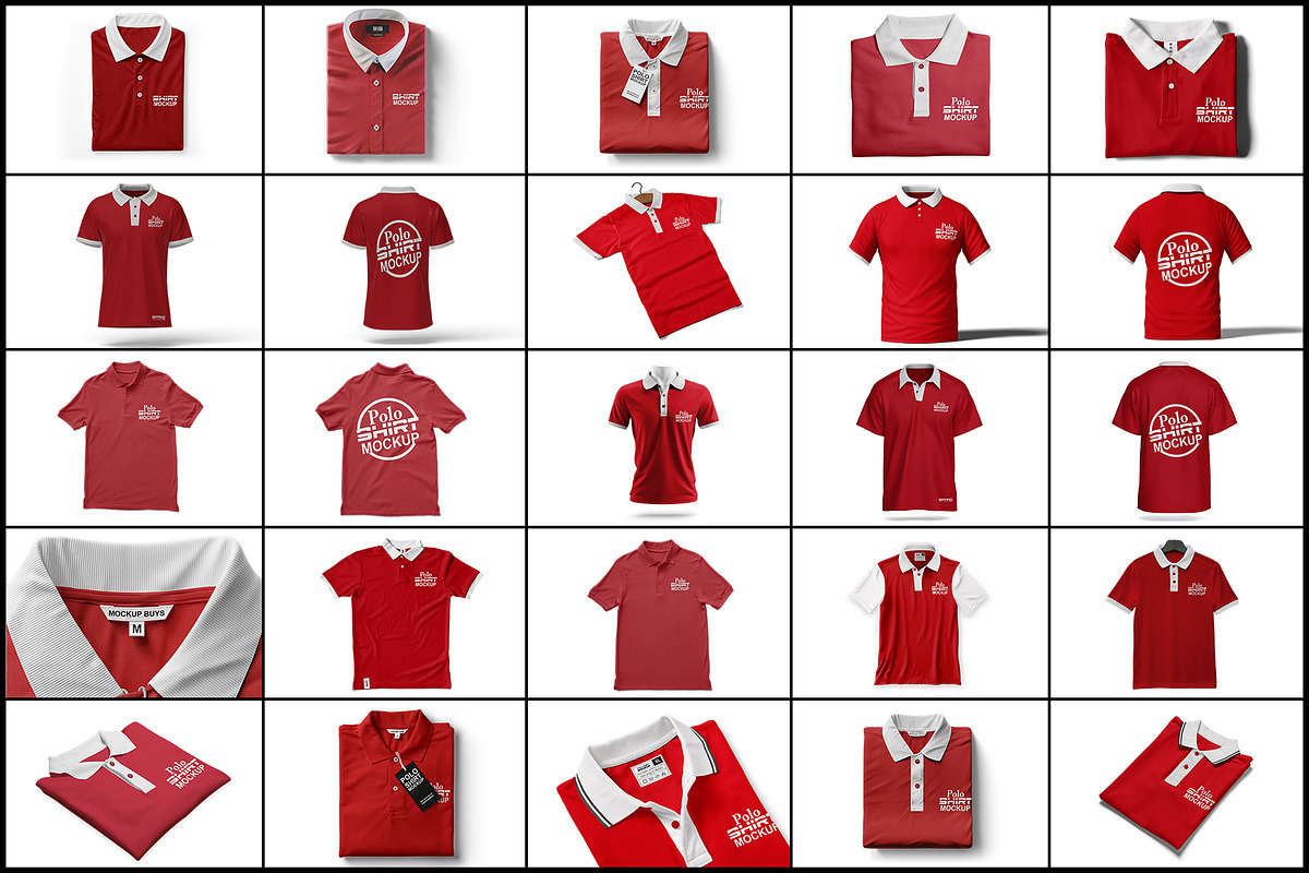 Polo T-Shirt Mockup, a Shirt Mockup by mockupbuys (Photo 1 of 52)