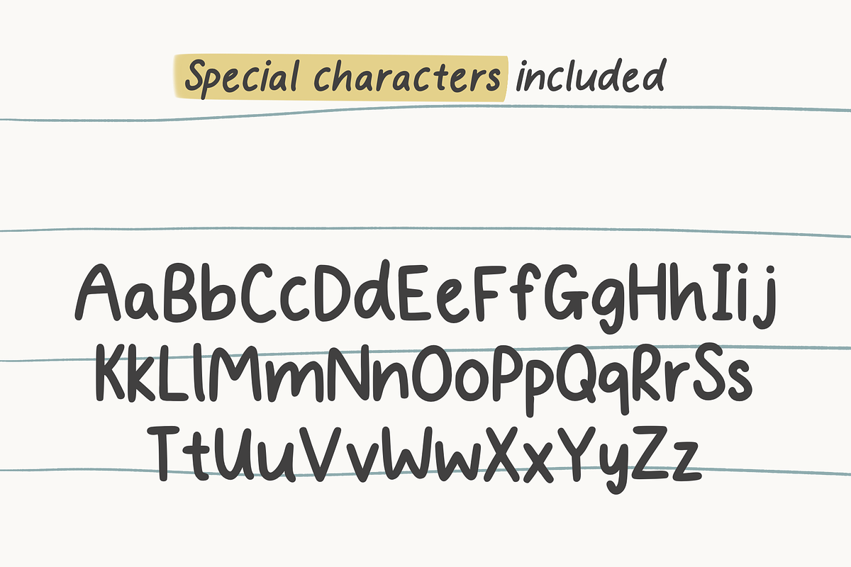 Noted Handwritten Font Bundle, a Sans Serif Font by KDigitalStudio (Photo 4 of 8)