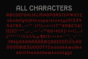CS Nestor Slitscan, a Sans Serif Font by Craft Supply Co. (Thumbnail 8 of 8)