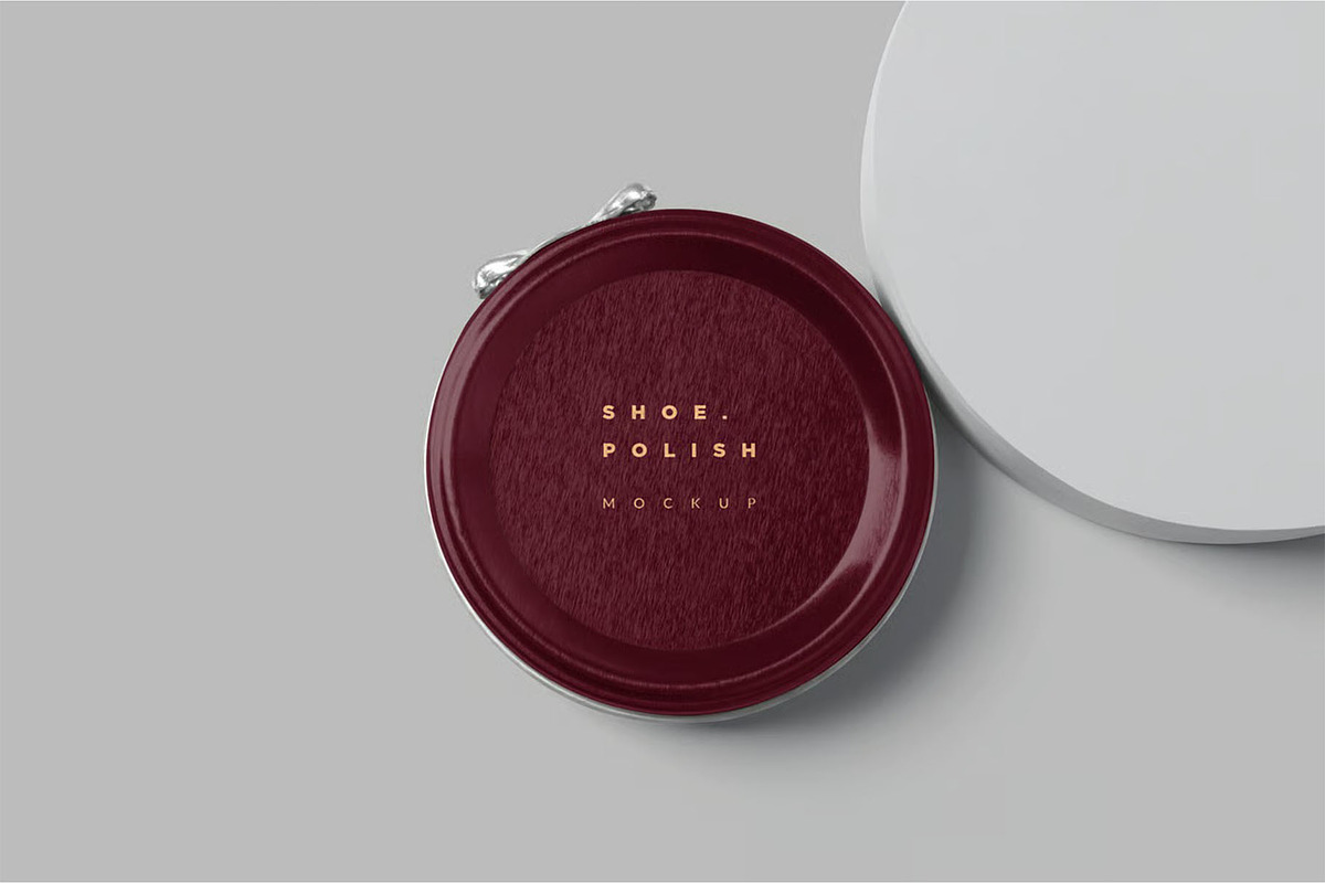 Shoe Polish Tin Mockups, a Product Mockup by megostudi0 (Photo 2 of 6)