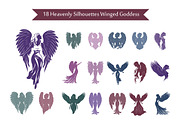 18 Heavenly Winged Goddess, an Illustration by jongcreative (Thumbnail 1 of 4)