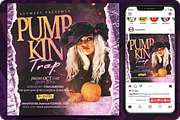 Pumpkin Trap Halloween Flyer, a Flyer Template by regalDRAW (Thumbnail 1 of 3)