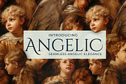 Angelic - Seamless Angel Artwork, a Pattern Graphic by Pixel Perfect Patterns (Thumbnail 1 of 9)