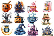Pastel Halloween Clipart, an Illustration by Designworld (Thumbnail 4 of 5)
