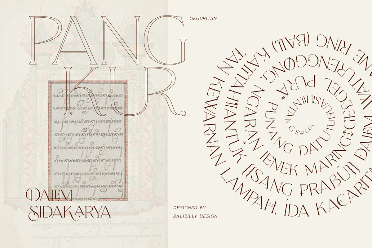 Qene-G - Duo Serif & Signature, a Serif Font by Balibilly Design (Photo 8 of 15)