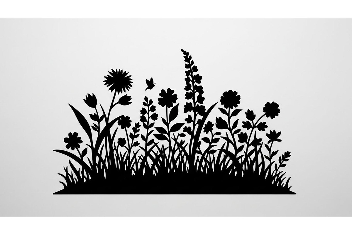 50 Garden Frame Silhouette Bundle, an Illustration by musafir_fashion (Photo 19 of 51)