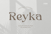 Reyka - Stylish Display Serif, a Serif Font by Hakara Type (Thumbnail 1 of 9)