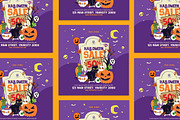 Halloween Sale Flyer, a Flyer Template by Creativestoree (Thumbnail 2 of 5)