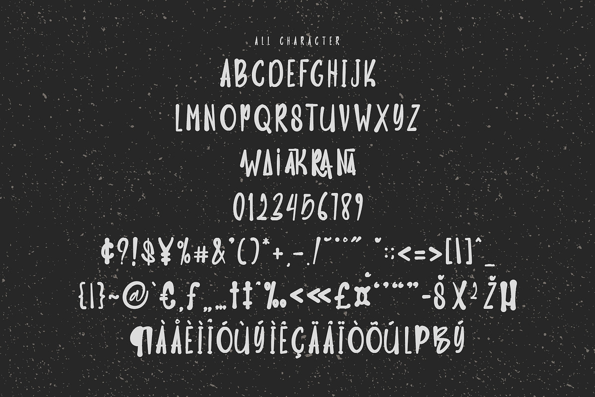Wakaranai Urban Display Font, a Handwritten Font by Maulana Creative (Photo 4 of 7)