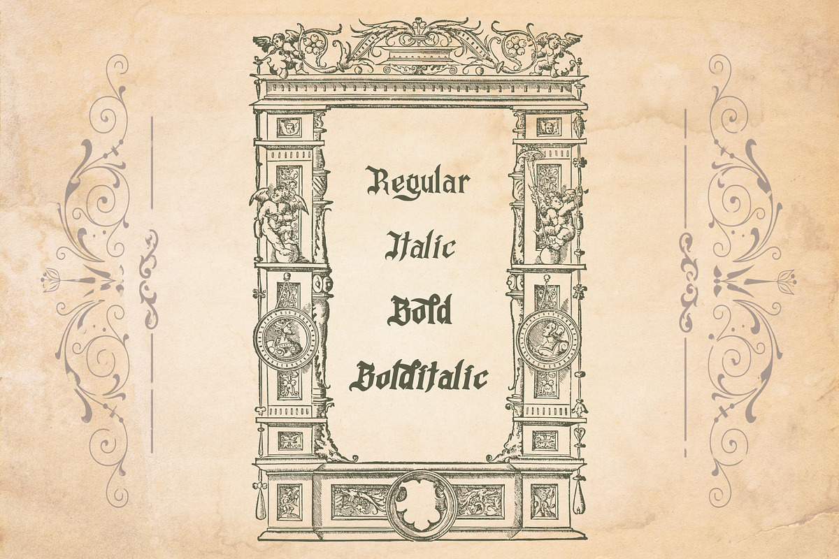 Grogoth - Filthy Gothic Font, a Blackletter Font by Anomali Creatype (Photo 11 of 11)