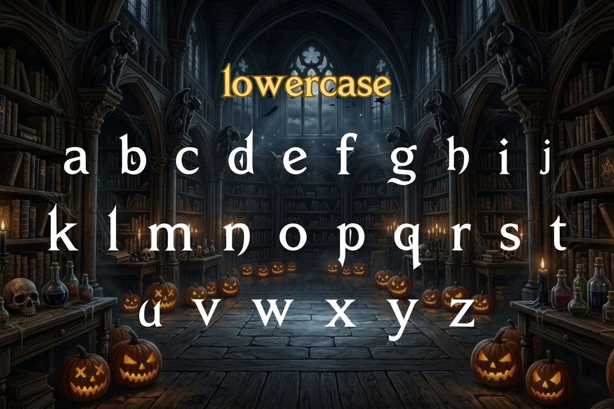 18 Spooky Horror Font Bundle, a Script Font by AN Productions (Photo 40 of 48)