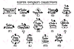 Easter Egg Dingbats