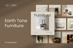 Earth Tone Furniture Template