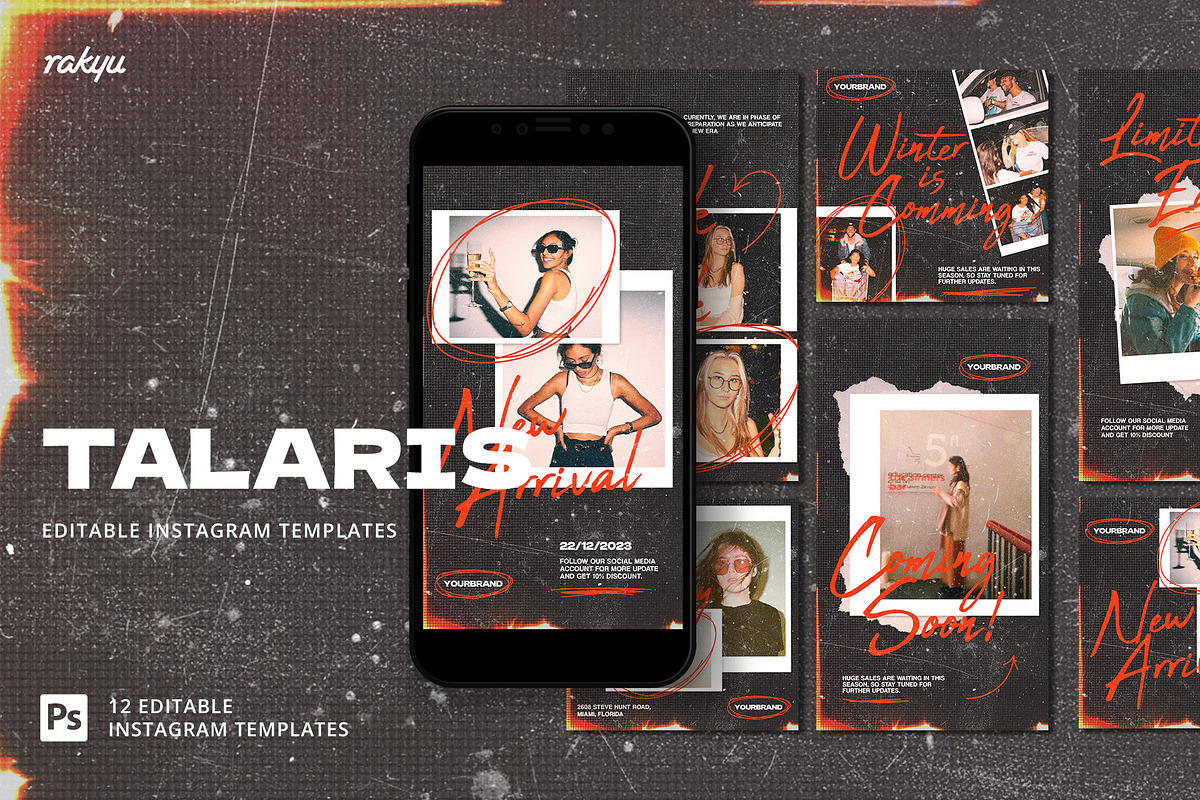 Talaris - Instagram Templates, a Social Media Template by Rakyu (Photo 1 of 5)