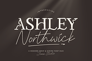 Ashley Northwick - A Modern Font Duo, a Serif Font by Ainun Jinan (Thumbnail 1 of 12)