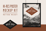 TMS Pro: Poster Mockup Kit, a Shirt Mockup by The Mock Shop (Thumbnail 1 of 2)