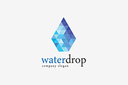 Waterdrop Logo, a Branding & Logo Template by sionadrian (Thumbnail 1 of 2)