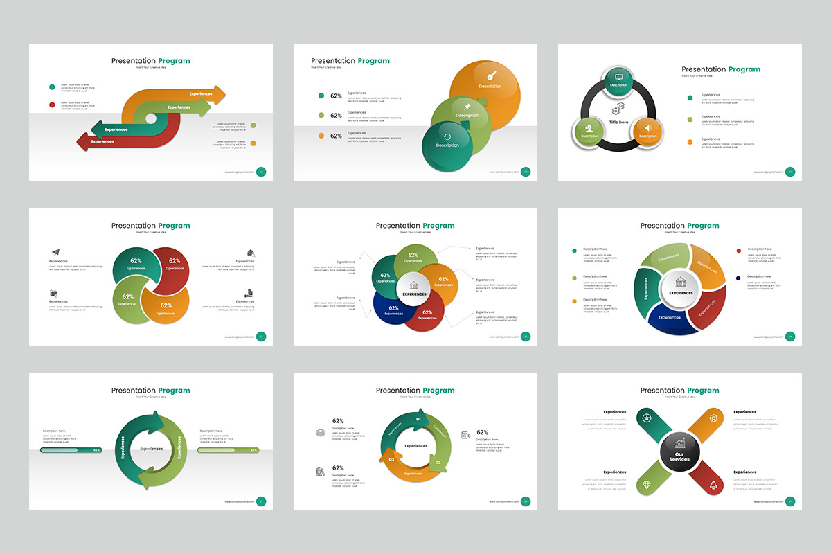 Circle Infographic Google Slide, a Presentation Template by Stock Shape