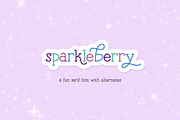 Sparkleberry Typewriter Serif, a Handwritten Font by Beck McCormick (Thumbnail 1 of 10)