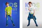 Mixed Kids T Shirt Mockups Vol3, a Shirt Mockup by Hi, Mock-Up! (Thumbnail 5 of 15)