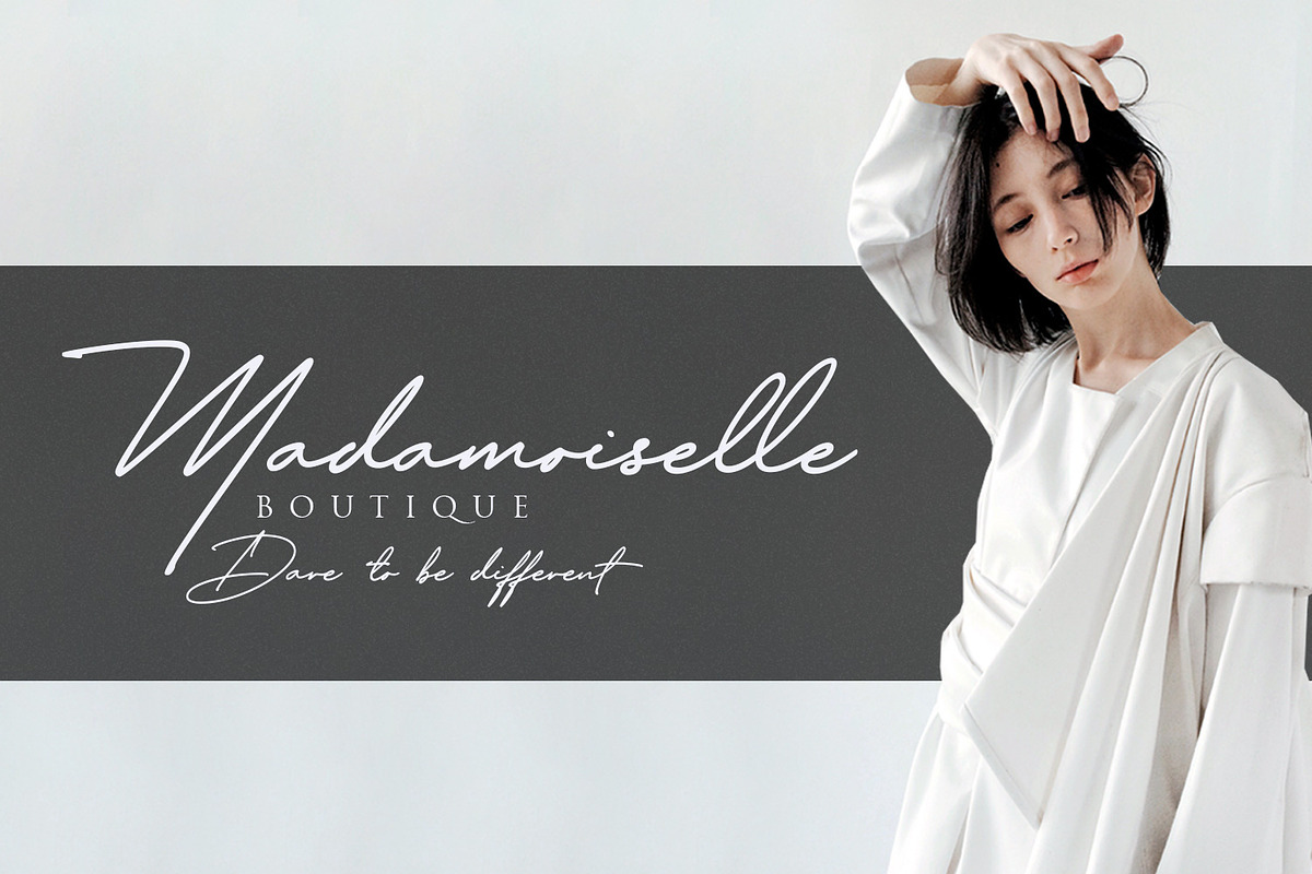 Holimount - Modern Signature, a Script Font by Ridha-38.lineart (Photo 5 of 11)