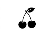 Cherry Stem Silhouette Set, an Object Graphic by Designer_Momina (Thumbnail 3 of 3)