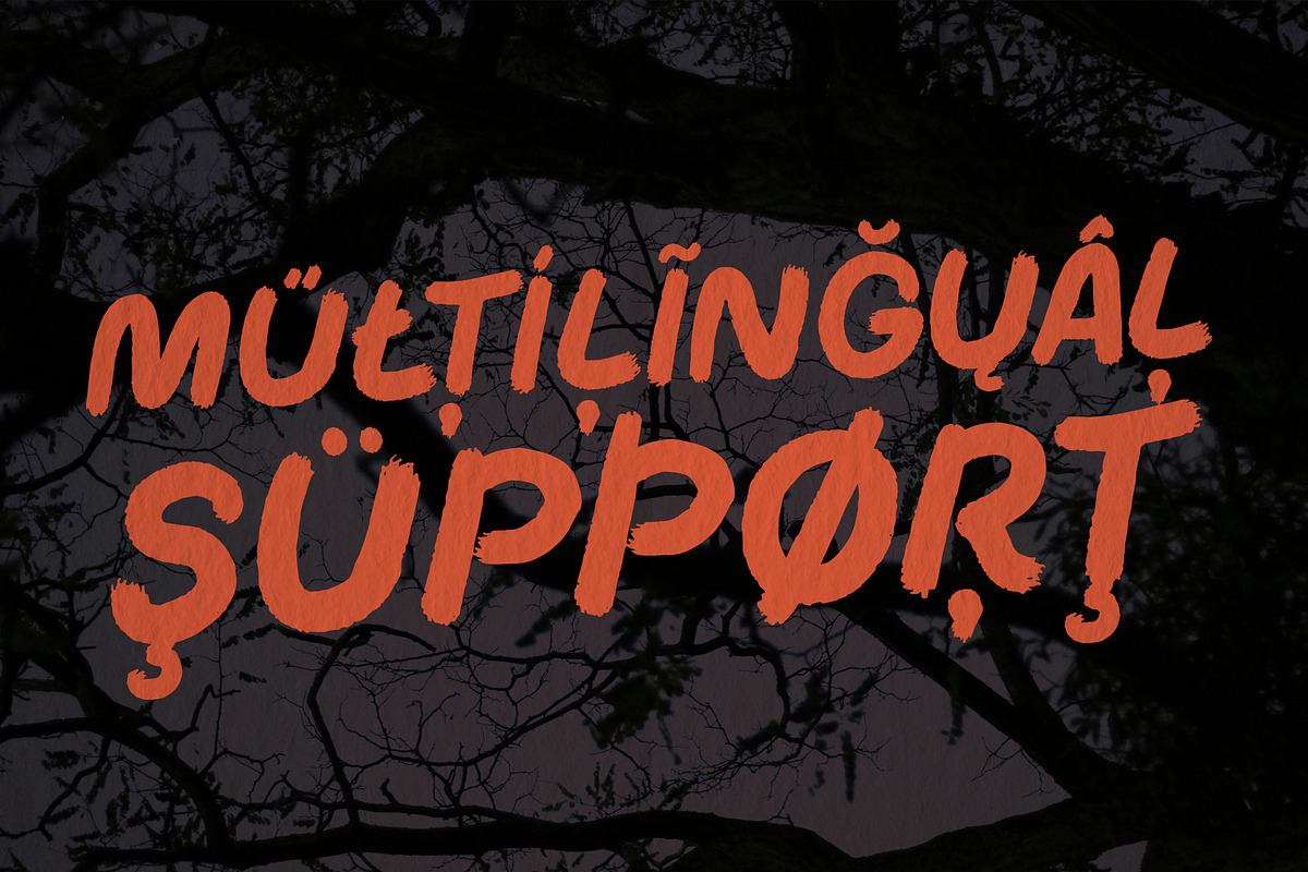 Monster Scream Retro Horror Font, a Sans Serif Font by BilberryCreates (Photo 9 of 9)