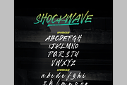 Shockwave - Brush Font, a Script Font by Inspiratype (Thumbnail 9 of 10)
