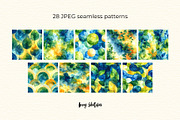 Terra Futura Seamless Patterns, a Pattern Graphic by Anna Design Studio (Thumbnail 4 of 7)