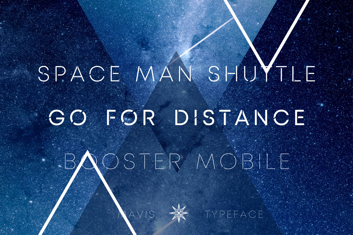 MAVIS SANS - FUTURISTIC TYPEFACE, a Sans Serif Font by CCS Type (Photo 16 of 20)