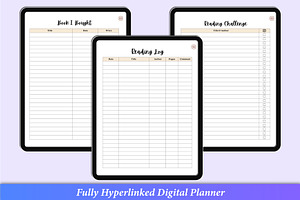 Digital Reading Planner For Ipad