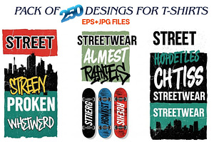 250+ Editable T-Shirt Vectors, a Branding & Logo Template by CreativeCraft0